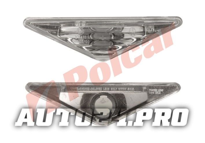 3218195E MONDEO 2001.01/FOCUS 98-05 - ПОВТОРИТЕЛЬ ПРОЗРАЧНЫЙ НА КРЫЛО L=R
