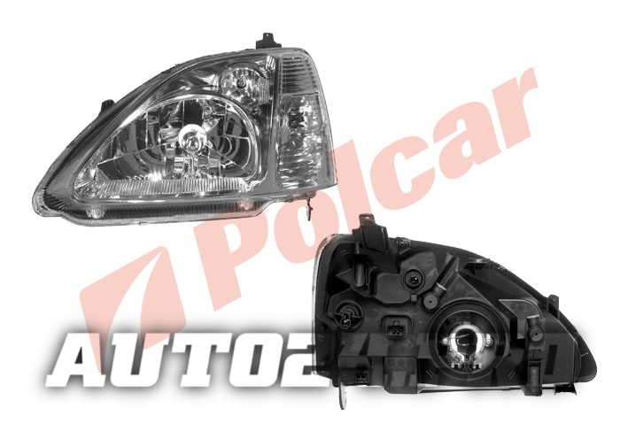 3825092E CIVIC 01- ФАРА ЛЕВАЯ ЭЛЕКТРИКА С МОТОРОМ