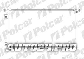 3825K8C2 CIVIC НВ/SDN/COUPE 01-  РАДИАТОР КОНДИЦИОНЕРА 645X355  2.0 i Sport