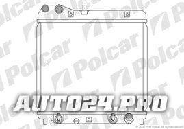 383508-1 JAZZ 0302- РАДИАТОР 376X325  1.2;1.4B ABT  +/-C