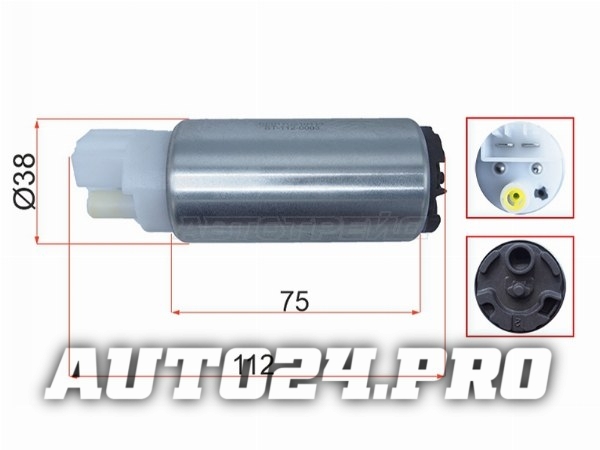 Топливный насос 3,5BAR, 90L/H, NISSAN/INFINITI/SUBARU