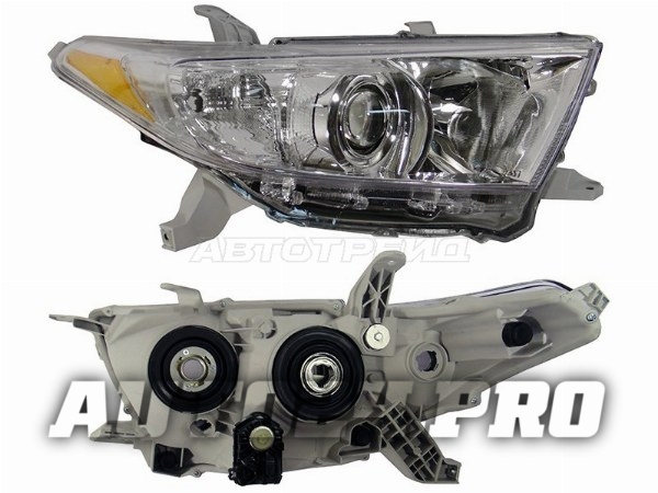 Фара TOYOTA HIGHLANDER 10-13 RH