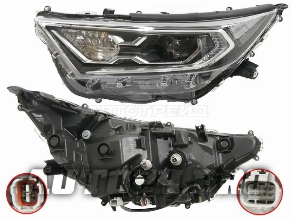 Фара TOYOTA RAV4 19- LH LED (без блока)