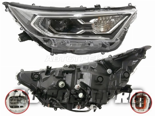 Фара TOYOTA RAV4 19- RH LED (без блока)