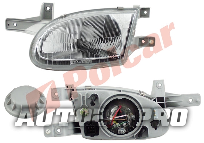 400610-E ACCENT 98-00 ФАРА ПЕРЕДНЯЯ ПРАВАЯ ЭЛЕКТРИКА  производитель TYC