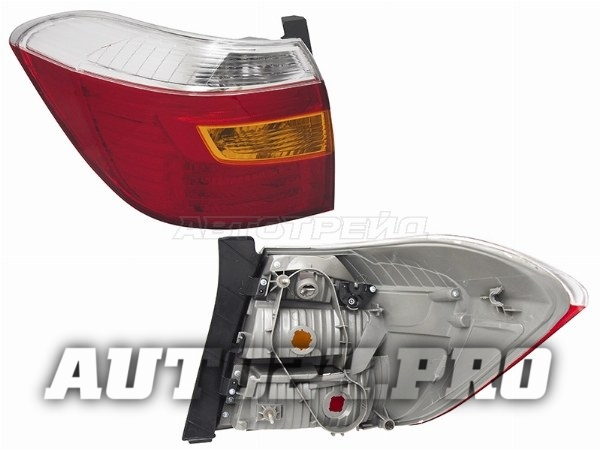 Фонарь задний TOYOTA HIGHLANDER 07-10 LH