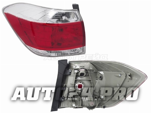 Фонарь задний TOYOTA HIGHLANDER 10-13 LH