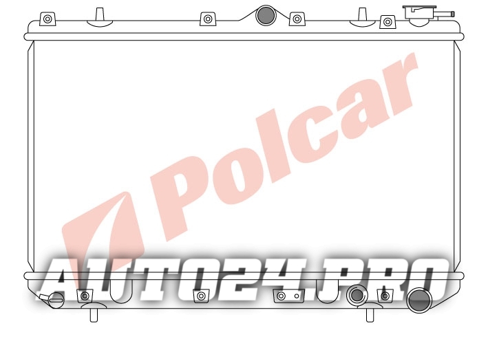 4020083X РАДИАТОР ОСНОВНОЙ  602Х355Х32