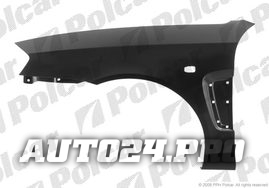 405701 COUPE/TIBURON 01-06 КРЫЛО ПЕРЕДНЕЕ ЛЕВОЕ С ОТВ