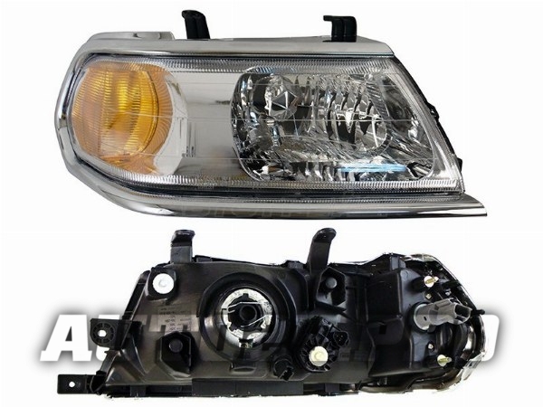 Фара MITSUBISHI PAJERO SPORT 00-08 RH хром (Евросвет)