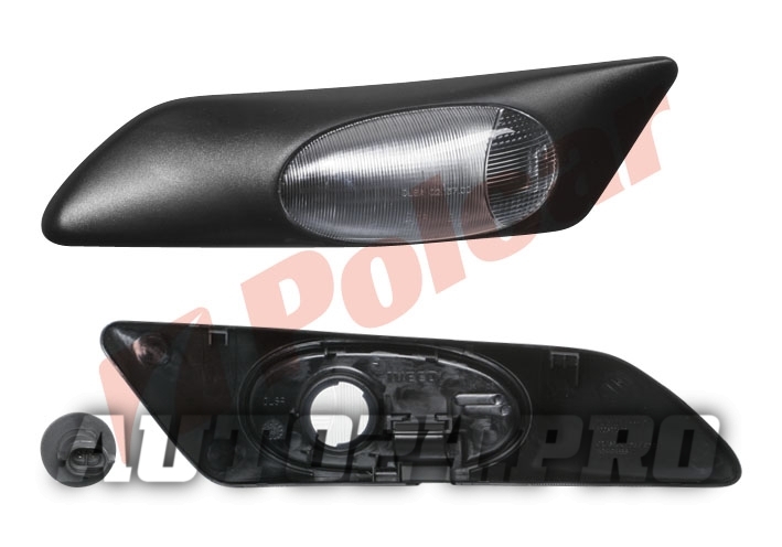 3052194X TURBO DAILY 99- ПОВОРОТНИК НА КРЫЛЕ ЛЕВЫЙ БЕЛЫЙ