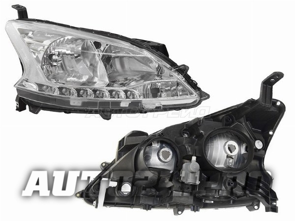 Фара NISSAN SENTRA 14-/SYLPHY 12- RH - эл.корректор, LED (муляж)