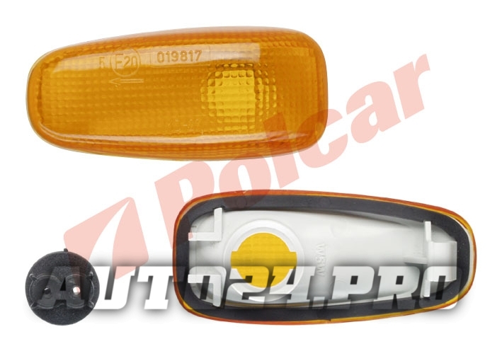 5062195E SPRINTER 95-00 ПОВТОРИТЕЛЬ ПОВОРОТА ЖЕЛТЫЙ L=R