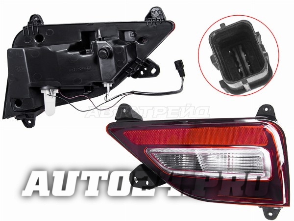 Фонарь в задний бампер HYUNDAI SANTA FE 18-21 RH