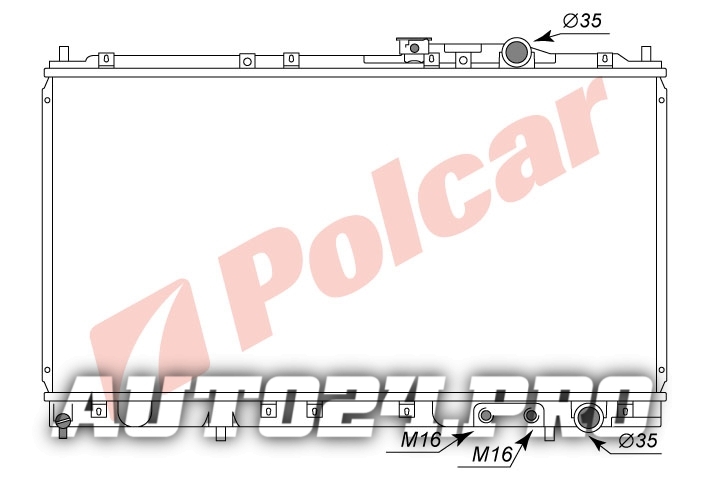 5221083K РАДИАТОР ОСНОВНОЙ 717Х375Х27 2.0 TD