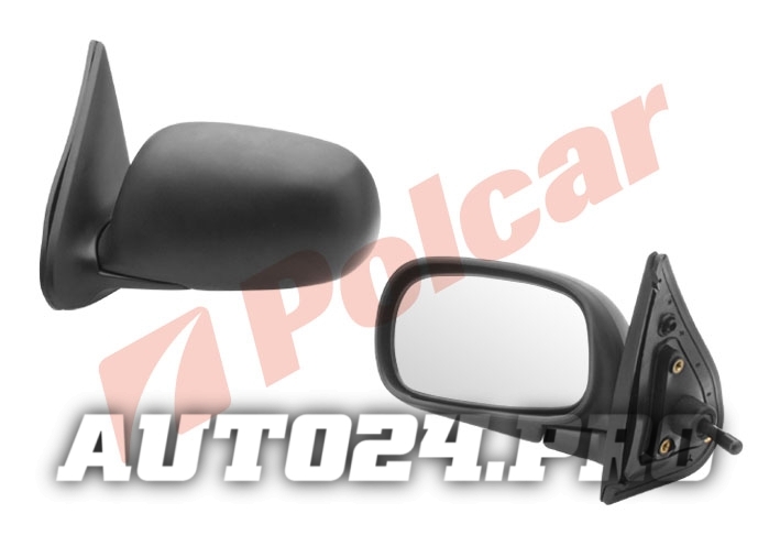 2705511M MICRA 93-03 ЗЕРКАЛО ЛЕВОЕ МЕХАНИКА ЧЕРНОЕ