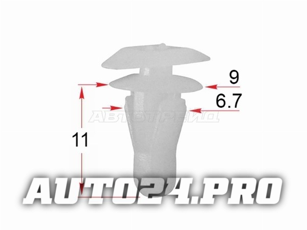 Клипса крепёжная HYUNDAI/KIA (1шт.)