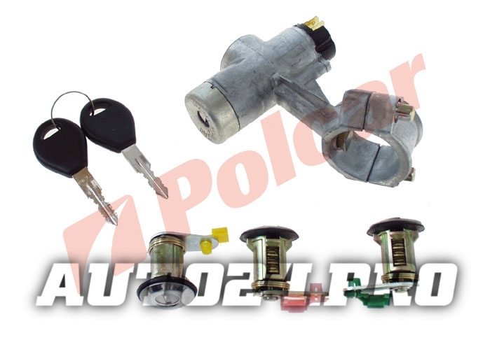 2705Z-01 К-КТ ЗАМОК ЗАЖИГАНИЯ+ВСТАВКИ ДВЕРЕЙ 2 КЛЮЧА