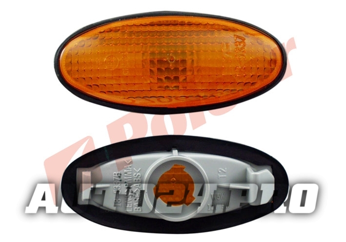 2706195E MICRA 0298-0203 ПОВТОРИТЕЛЬ ПОВОРОТА ЖЁЛТЫЙ L=R