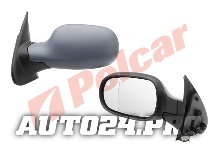 2707514M MICRA K12 02- ЗЕРКАЛО ЛЕВОЕ L ЭЛЕКТРИЧ+АСФЕРА+ПОД ПОКРАСКУ