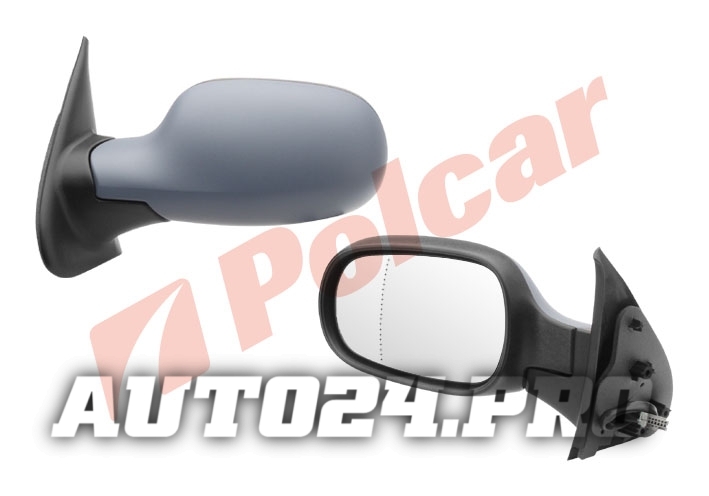 2707515M MICRA K12 02- ЗЕРКАЛО ЛЕВОЕ  ЭЛЕКТРИЧ ПОД ПОКРАСКУ