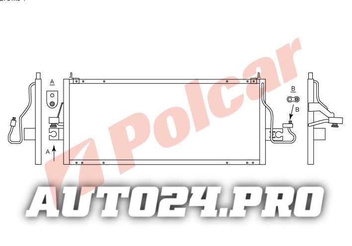 2731K8C1 ALMERA  0995-  РАДИАТОР КОНДИЦИОНЕРА  DN5183