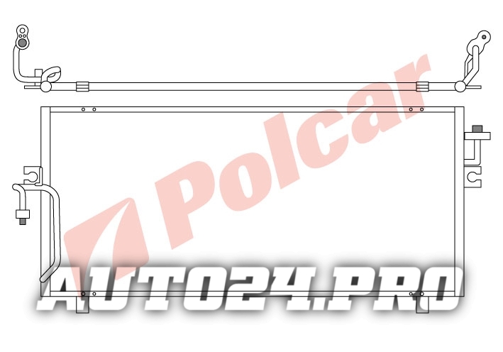 2732K8C1 PRIMERA 1096-99 РАДИАТОР КОНДИЦИОНЕРА  DN5182