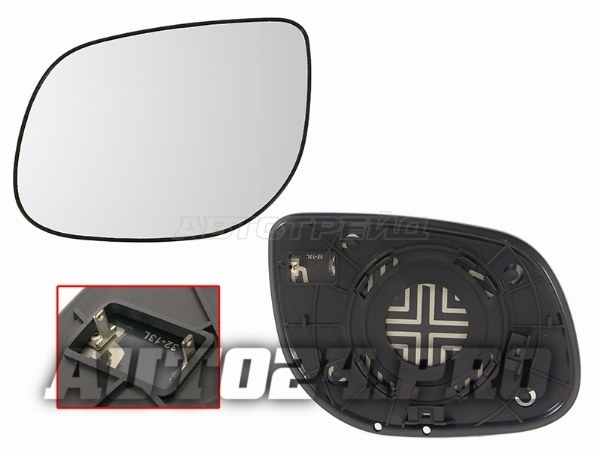 Полотно зеркала KIA CERATO/FORTE 08-13 LH с обогревом