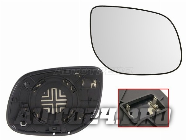 Полотно зеркала KIA CERATO/FORTE 08-13 RH с обогревом