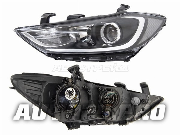 Фара HYUNDAI ELANTRA 16-18 LH