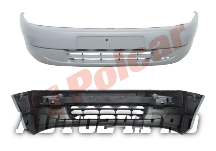 235007-4 BERLINGO/PEU PARTNER БАМПЕР ПЕРЕДНИЙ ГРУНТ
