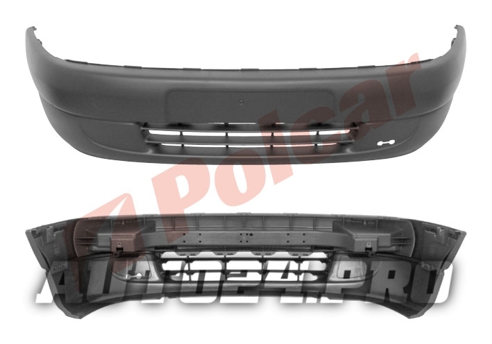 2350072J BERLINGO/PEU PARTNER БАМПЕР ПЕРЕДНИЙ (НИЗ ГРУНТ)