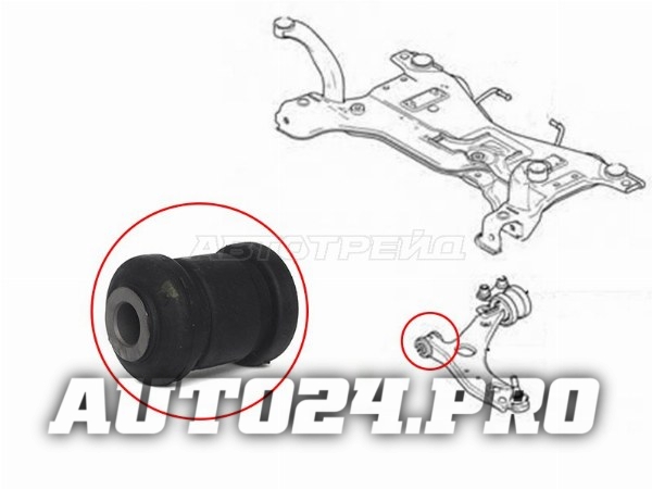 Сайлентблок переднего рычага передний FORD FOCUS II 04-11/C-MAX 03-10/KUGA 08-12/MAZDA 3 03-13/MAZDA