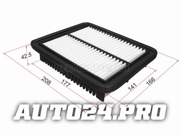 Фильтр воздушный MITSUBISHI PAJERO IO 1.1 H5#A 95-98/MINICA 6.6 H4# 98-/PAJERO MINI 0.7 94-