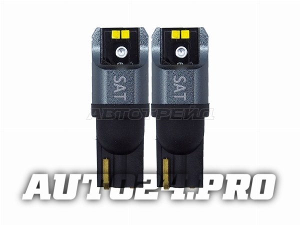 Лампа дополнительного освещения 12V W5W 1.7W/150LM Canbus LED 6000-6500K, белая (Комплект 2 шт.)