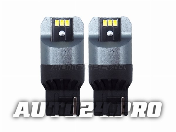 Лампа дополнительного освещения 12V W21W 3W/330LM Canbus LED (Комплект 2 шт.)