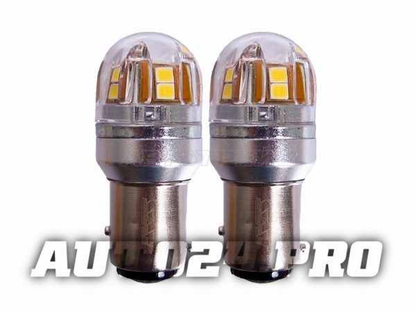 Лампа дополнительного освещения 12V P21/5W 2.8W/0.4W/320LM  Canbus LED (Комплект 2 шт.)