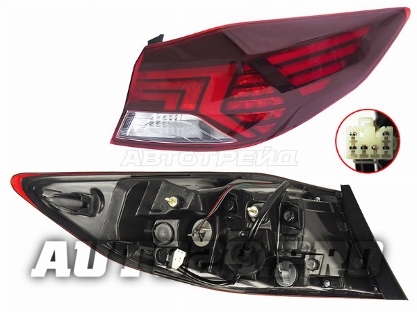 Фонарь задний HYUNDAI ELANTRA 18-20 RH LED
