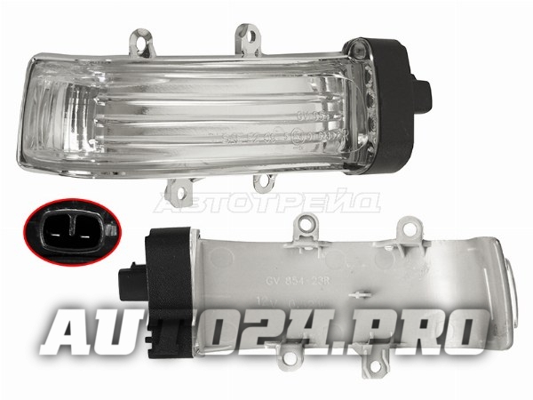 Поворот в зеркало TOYOTA RAV4 08-12/RACTIS 06-10/bB 07-14/SIENTA 06-15/PORTE 07-/NOAH/VOXY 07-14/EST