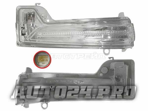Поворот в зеркало TOYOTA HILUX REVO 15- LH - светлый