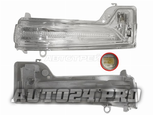 Поворот в зеркало TOYOTA HILUX REVO 15- RH - светлый
