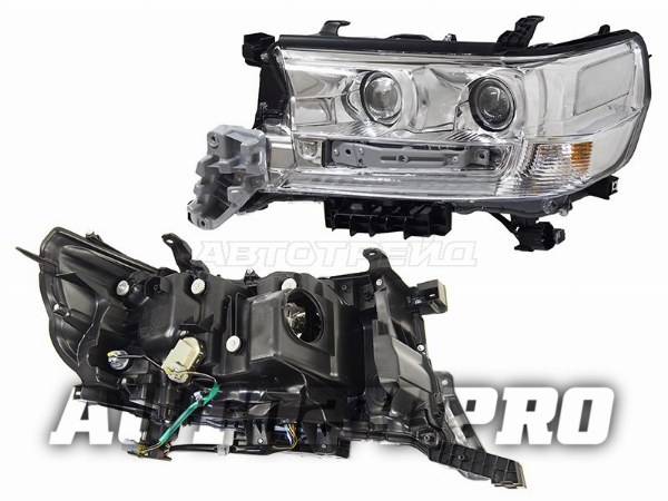 Фара TOYOTA LAND CRUISER 200 15-21 LH три модуля LED