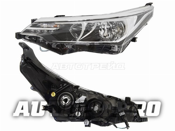 Фара TOYOTA COROLLA 16-19 LH с электрокорректором