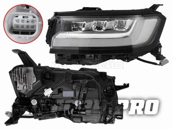 Фара TOYOTA LAND CRUISER 300 21- LH LED