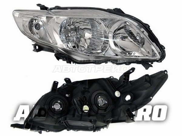 Фара TOYOTA COROLLA 06-10 RH с электрокорректором