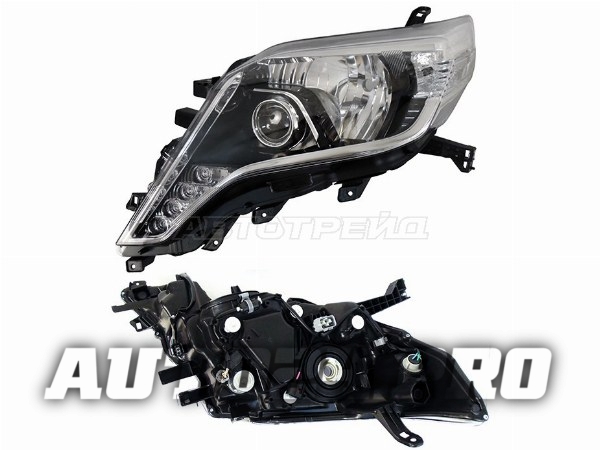 Фара TOYOTA LAND CRUISER PRADO 150 13-17 LH LED, ДХО (Евросвет)