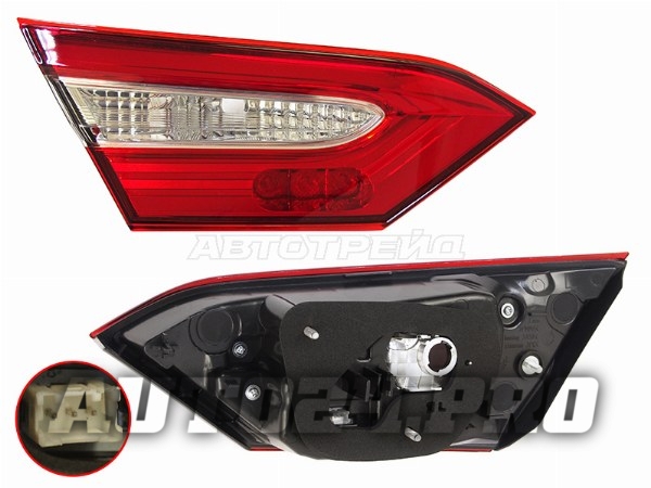 Фонарь в крышку багажника TOYOTA CAMRY 18- LH
