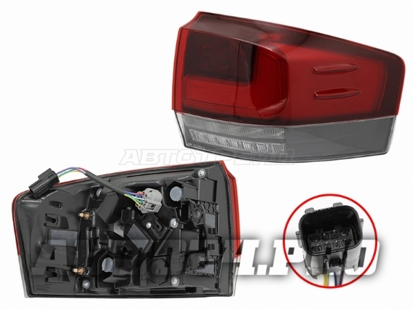 Фонарь задний TOYOTA LAND CRUISER 300 21- RH LED