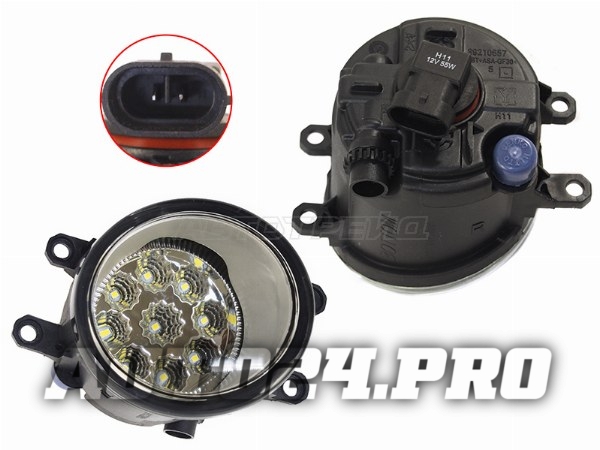 Фара противотуманная AVENSIS/COROLLA/VITZ/RAV/RACTIS//IST 05-/PREMIO/ALLION 07-/CAMRY 06- RH диодная