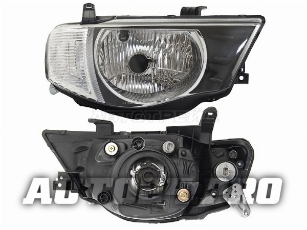Фара MITSUBISHI L200/TRITON 07-14 RH белый габарит (Евросвет)